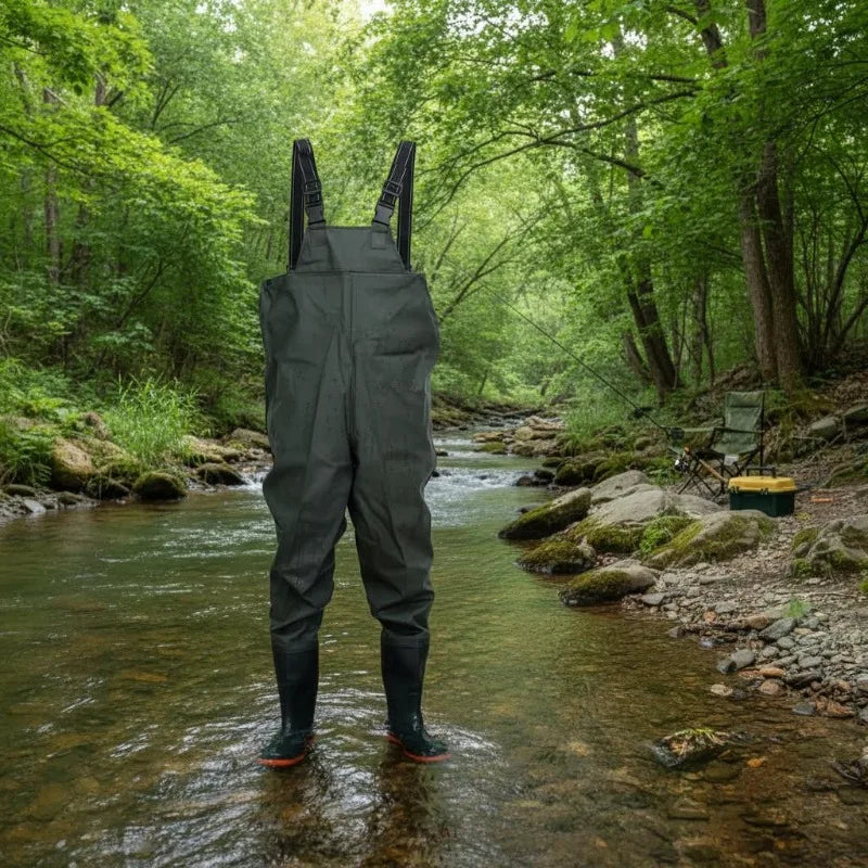 Vadeador de Pesca Reforzado - 100% Impermeable